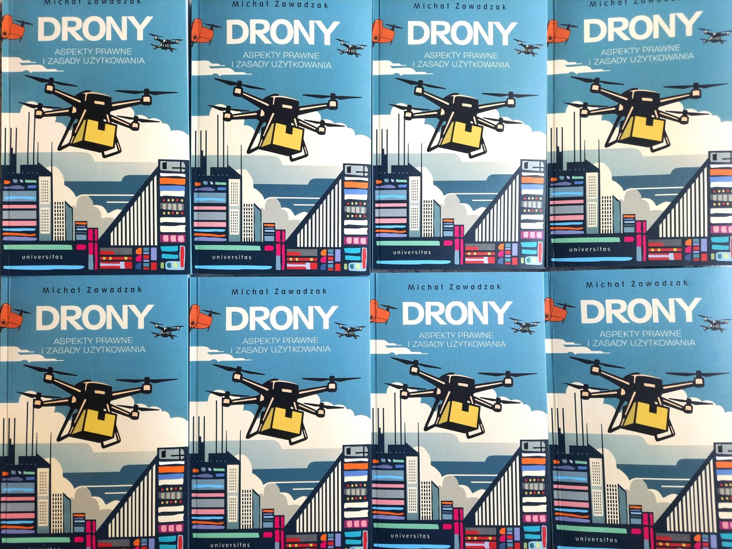 Książka "Drony. Aspekty prawne i zasady użytkowania" - Michał Zawadzak